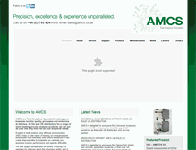 Tablet Screenshot of amcs.co.uk